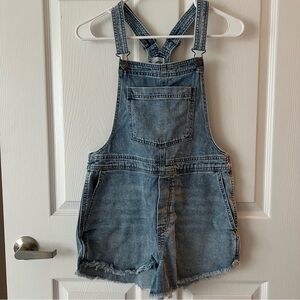 Aerie American Eagle cutoff Jean overalls